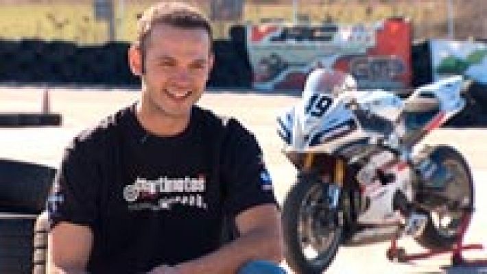 Motociclismo - El piloto Víctor López prepara la carrera de la isla de Man