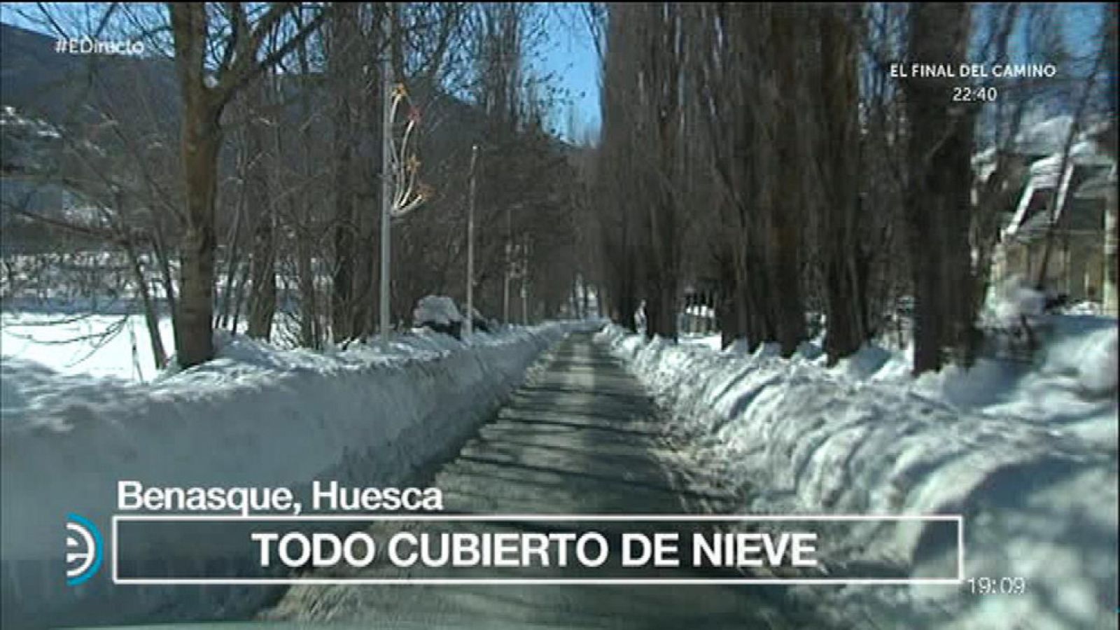 España Directo - Nevada histórica, heladas y el termómetro a 17 bajo cero en Benasque