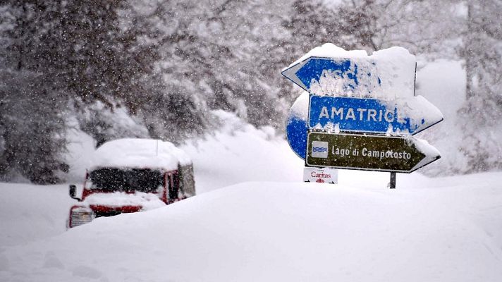 Telediario 1 - Cuatro seísmos sacuden el centro de Italia en pocas horas