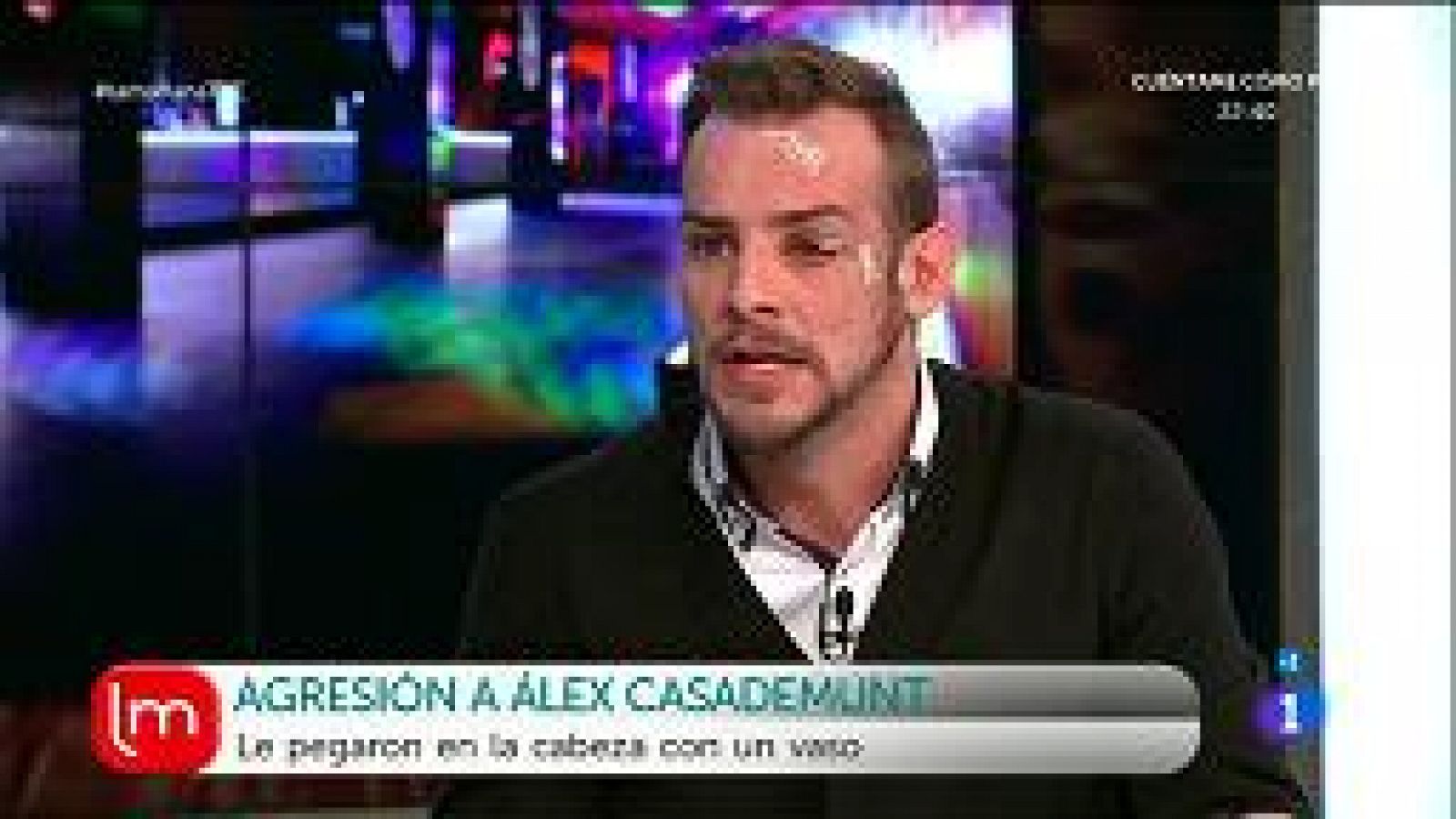 Alex Casademunt agredido en una discoteca