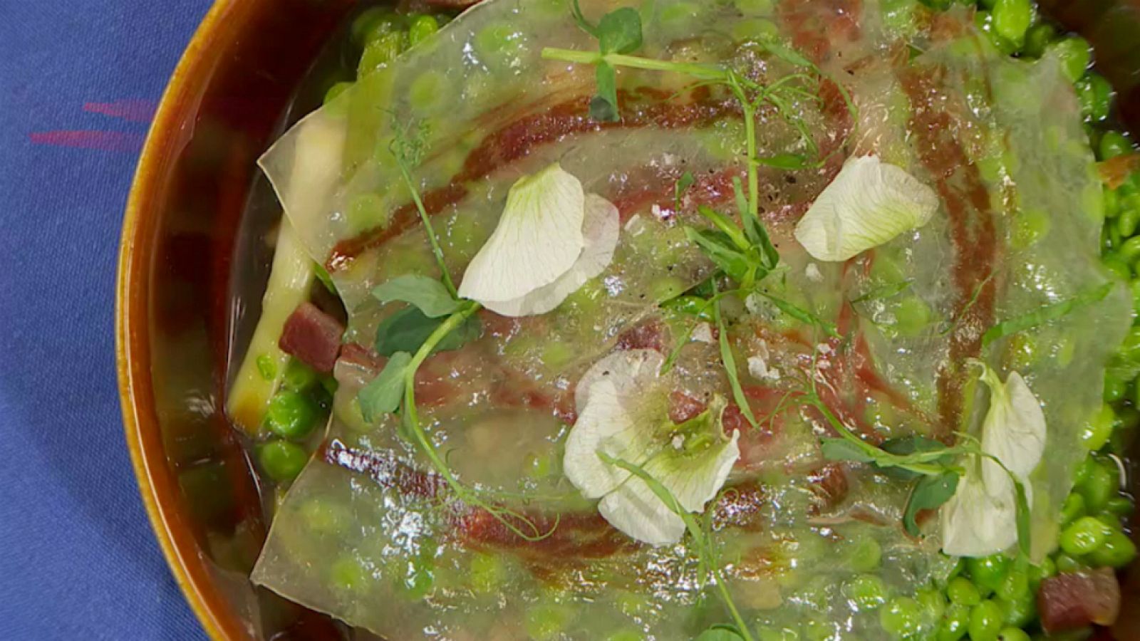 Torres en la cocina - Guisantes con menta