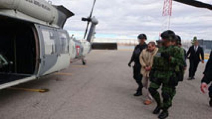 Telediario 1 - México extradita a "El Chapo" Guzmán a EE.UU y comparecerá en un juzgado de Nueva York