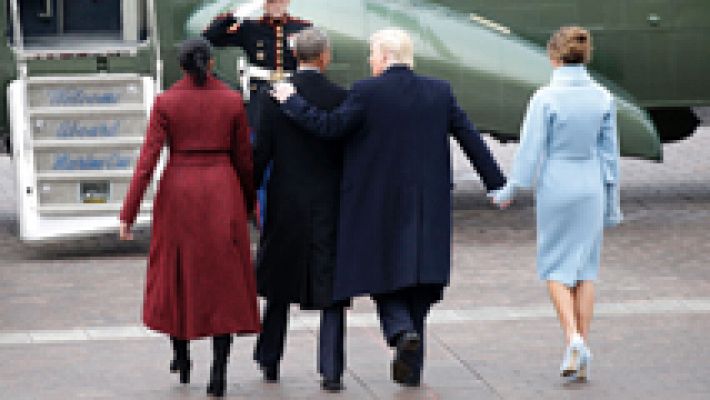 Informativo 24h - Los Trump y los Obama abandonan el Capitolio tras la toma de posesión del republicano