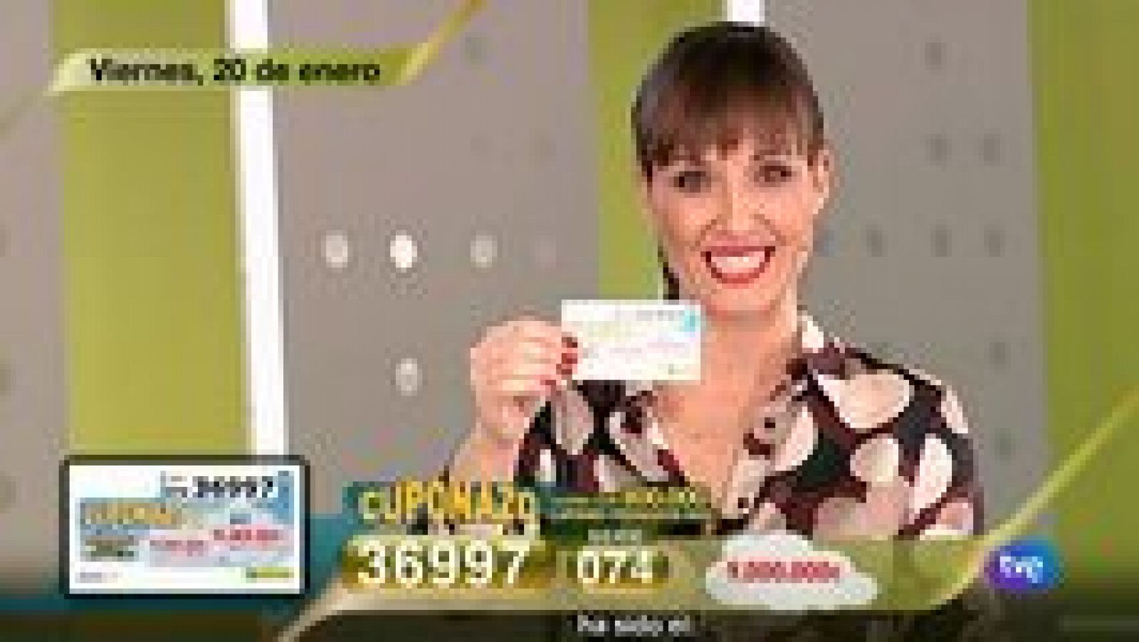 Sorteo ONCE - 20/01/17 - ver ahora