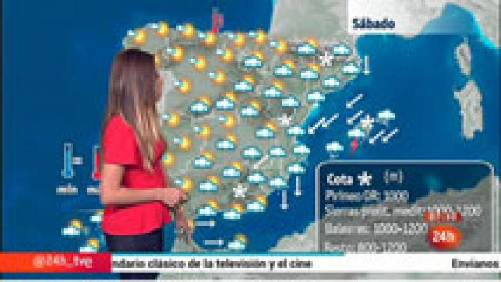Subirá la cota de nieve y lloverá con intensidad en el este y Baleares