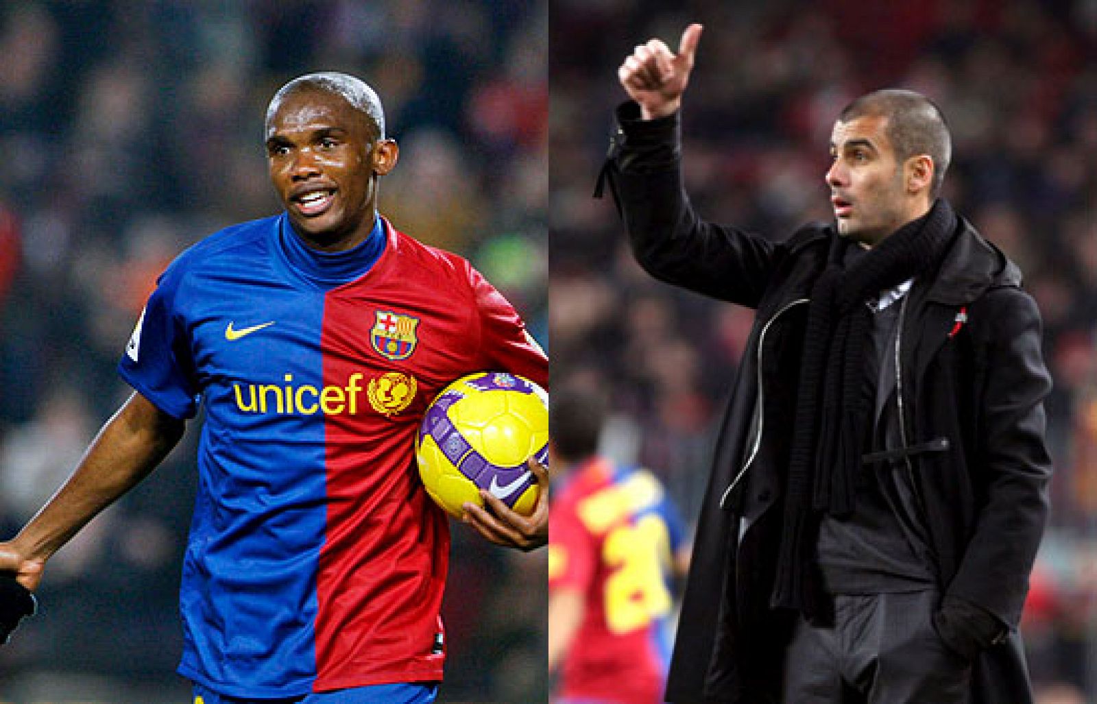 La relación entre el delantero camerunés del Barça, Samuel Eto'o, y el entrenador baulgrana, 'Pep' Guardiola, se ha caracterizado por ser diferente a la del resto. Eto'o ha protagonizado otro desencuentro con el entrenador del Barça y puede perderse