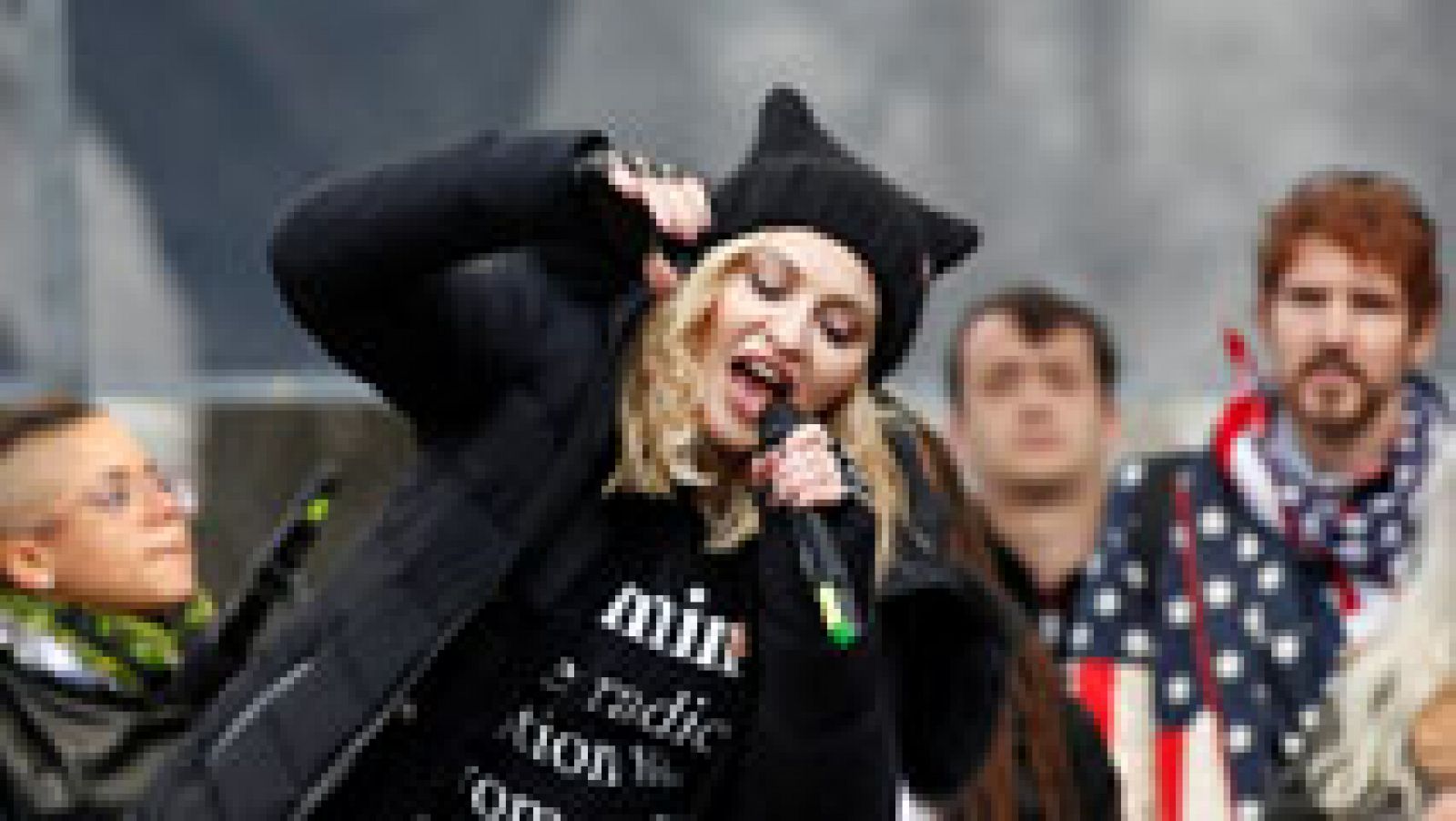 Informativo 24h: Madonna aparece por sorpresa en la 'Marcha de las Mujeres' | RTVE Play