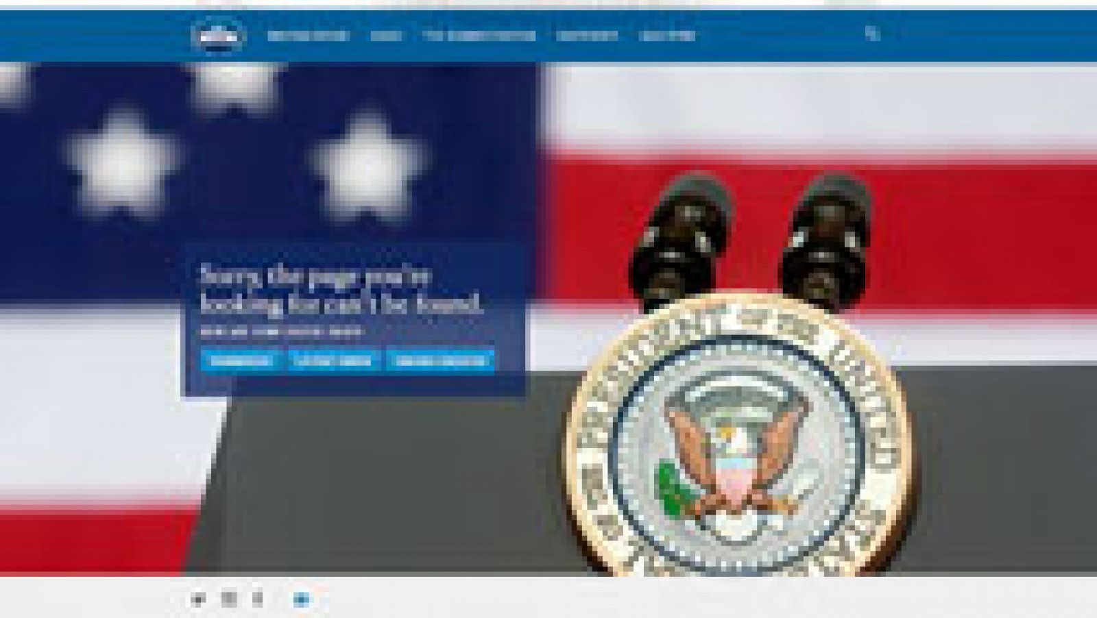 Críticas por la eliminación de la versión en español de la web de la Casa Blanca