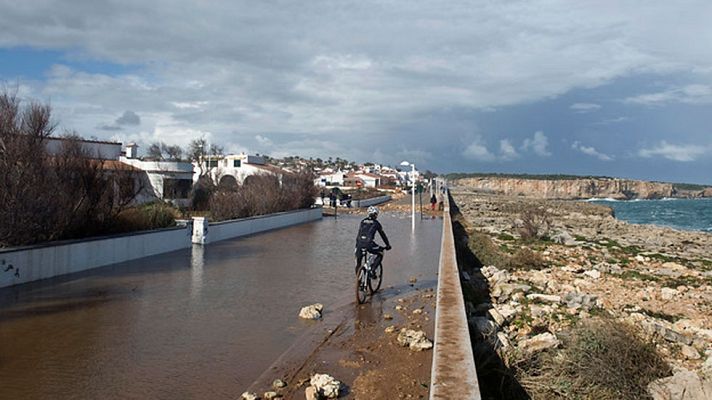 El tiempo - Lluvias y tormentas mañana en Baleares y Cataluña, donde nevará a cotas bajas