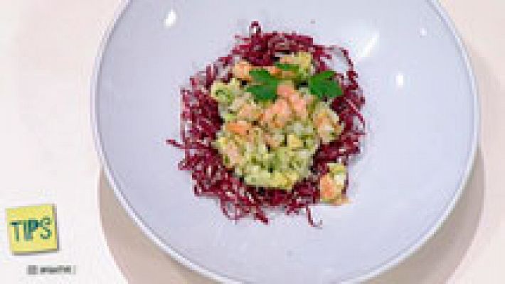 Cocina - Ensalada de aguacate y langostinos