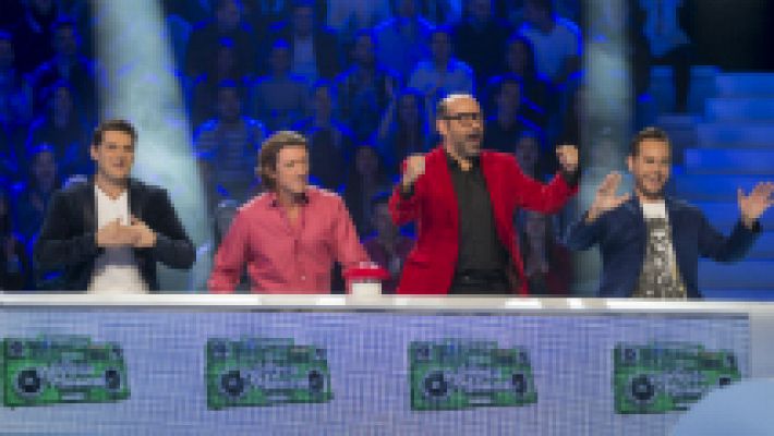 El gran reto musical - El plató se levanta para bailar a lo Julio Iglesias