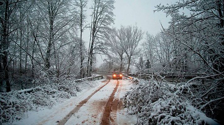 El tiempo - Nieve en norte y este peninsular y temperaturas diurnas en descenso