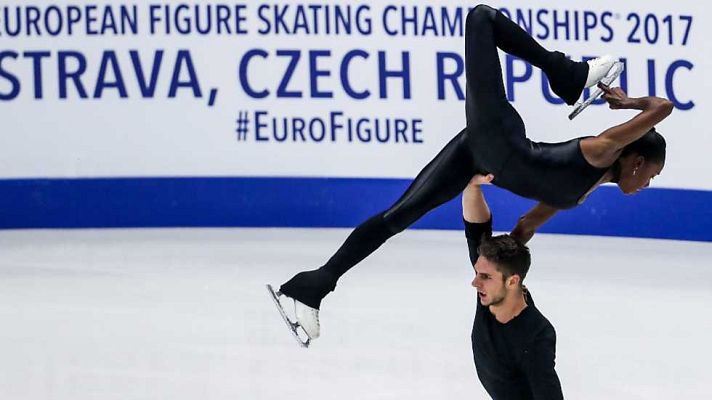 Patinaje sobre hielo - Campeonato de Europa. Programa Libre Parejas