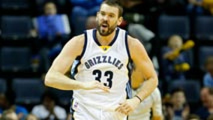 Marc Gasol brilla pero caen los Grizzlies