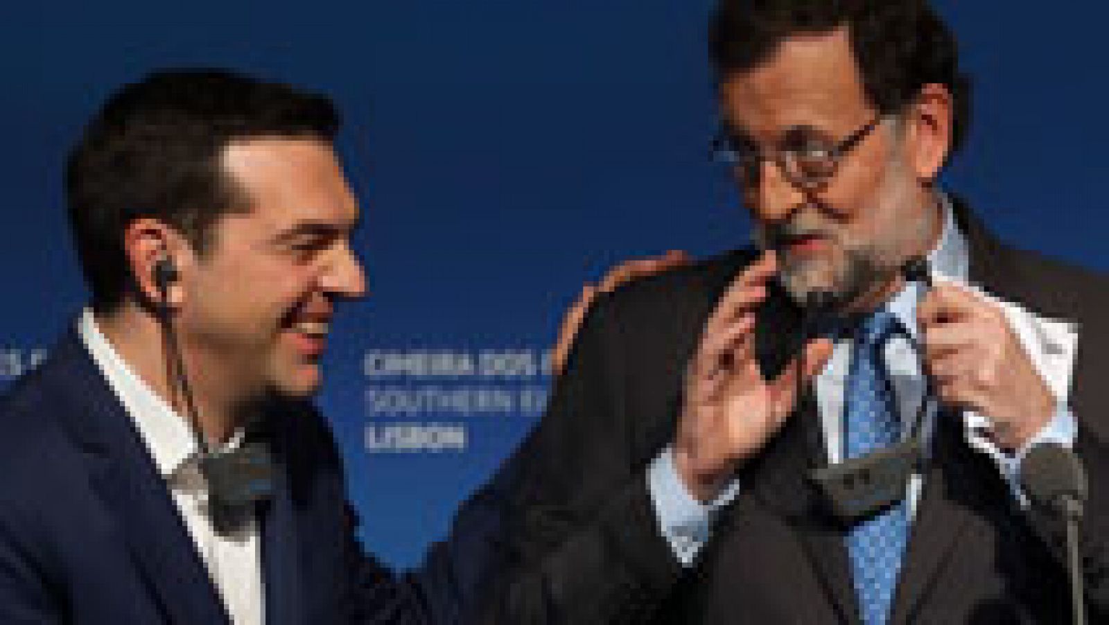 Telediario 1: Rajoy se ha reunido con los líderes del sur de la UE en Lisb | RTVE Play