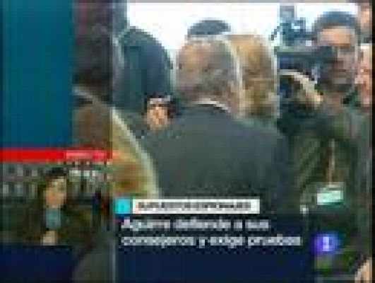  - Aguirre defiende a sus consejeros