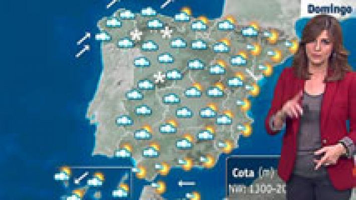 El tiempo - Lluvias locales fuertes o persistentes en el extremo oeste de Galicia