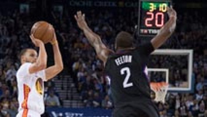 Telediario 1 - Nueva exhibición de Stephen Curry