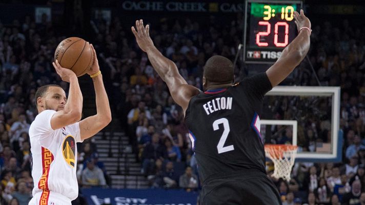 Telediario 1 - Nueva exhibición de Stephen Curry