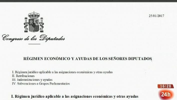 Horarios y dietas del Congreso