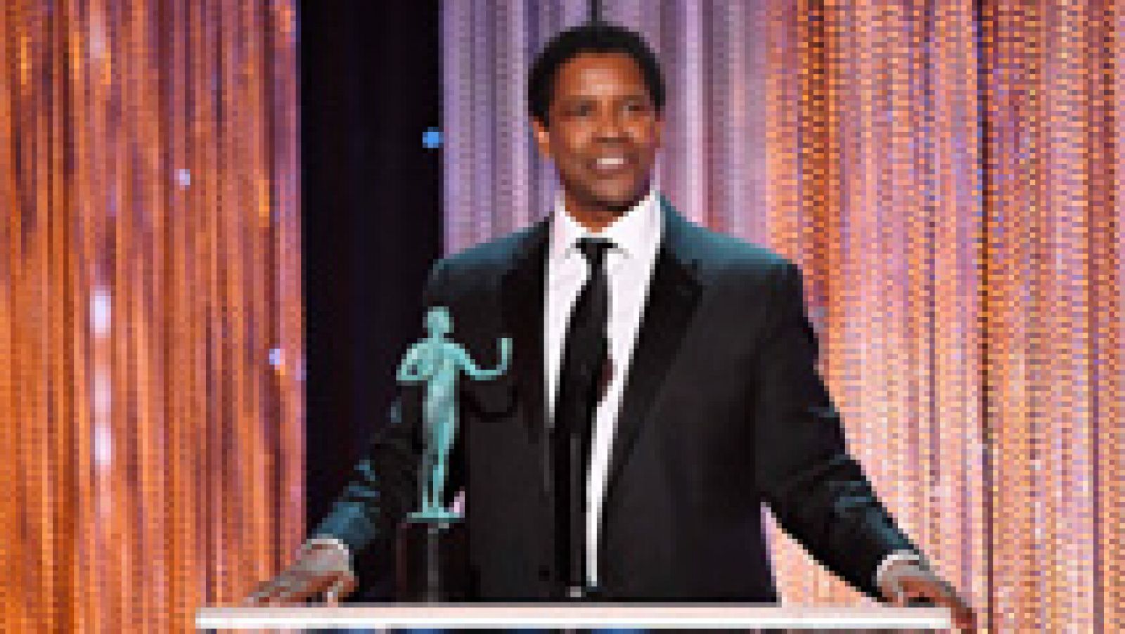 Telediario 1: Denzel Washington y Emma Stone triunfan en los premios del Sindicato de Actores  | RTVE Play