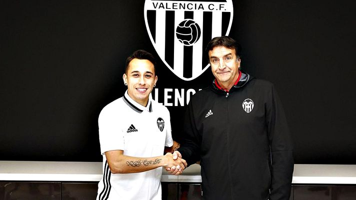 Telediario 1 - El Valencia hace oficial la llegada del chileno Orellana