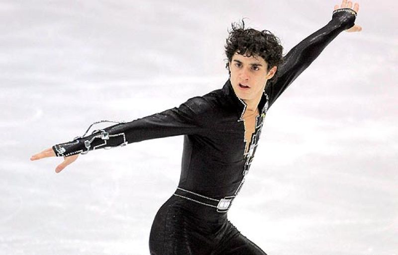 Javier Fernández, actual campeón de España de patinaje que con sólo 17 años ha terminado en undécima posición.