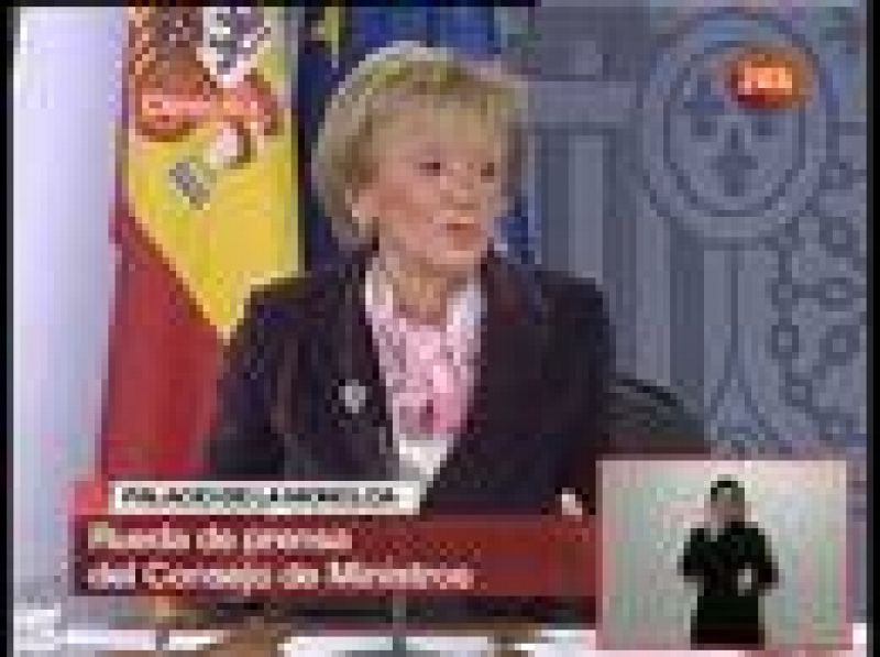 La vicepresidenta primera del Gobierno, María Teresa Fernández de la Vega, ha asegurado que el Gobierno no abandonará a nadie a su suerte y confía en que las medidas contra el paro hagan efecto.