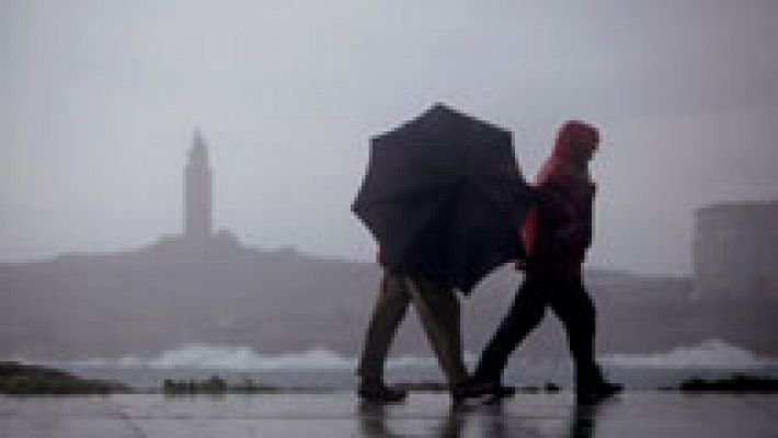 Siguen las lluvias fuertes en Galicia y Extremadura
