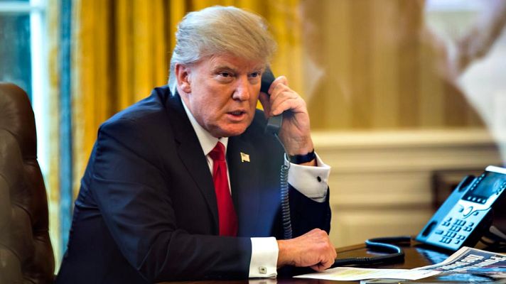 Telediario 1 - Trump apuesta por la diplomacia dura