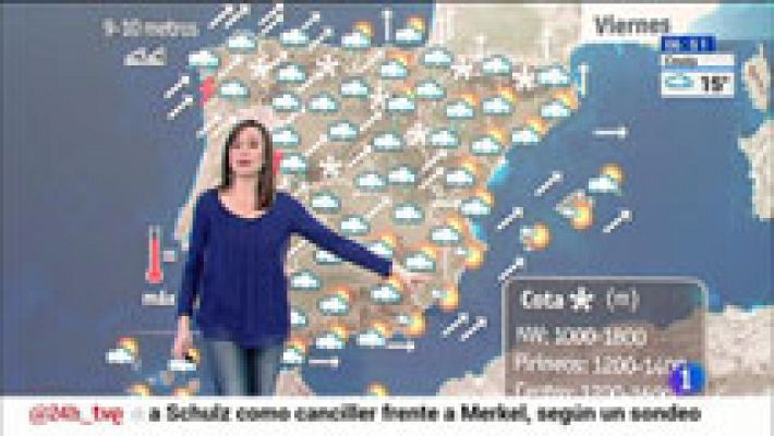 Siguen las lluvias fuertes en Galicia y Extremadura