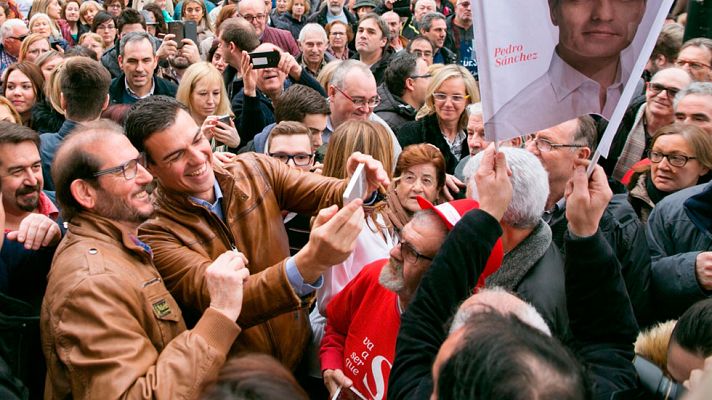 Telediario 1 - Pedro Sánchez ha celebrado un acto en Zaragoza