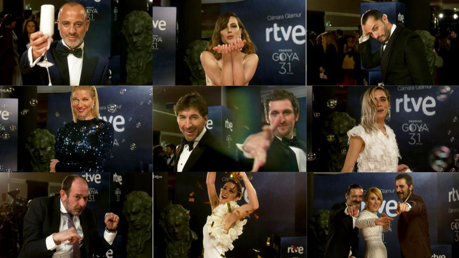 Goyas Golfos 2017 - Lo mejor de la Cámara Glamur de los Goya 2017 | Ver