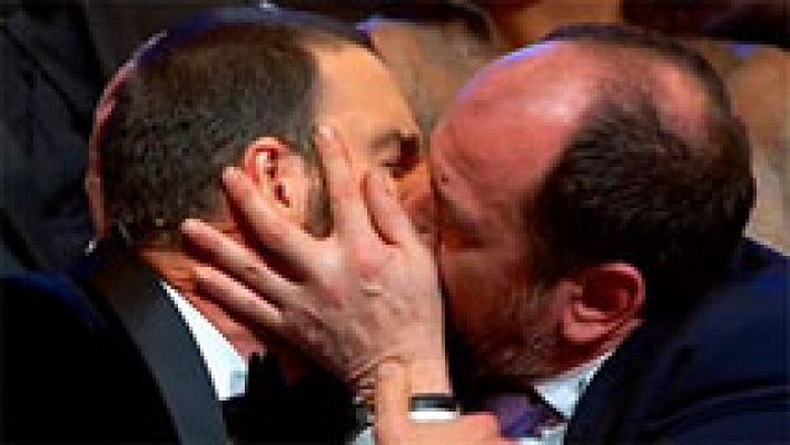 Premios Goya - Dani Rovira bromea con Antonio de la Torre y Karra Elejalde en los Premios Goya 2017