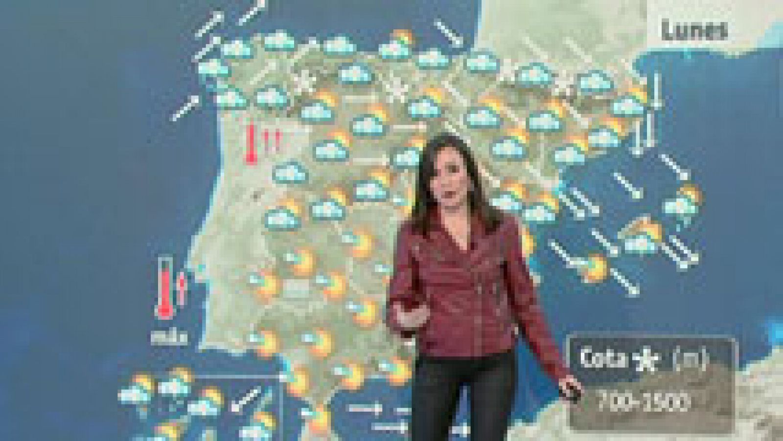 El tiempo: Viento fuerte en el Mediterráneo, Galicia y los Pirineos | RTVE Play