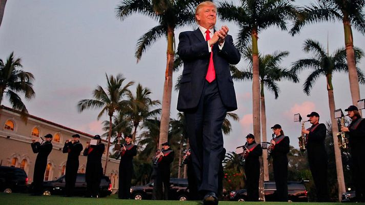 Telediario 1 - Trump arremete contra juez que paralizó su veto migratorio