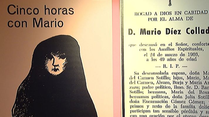 Telediario 1 - La Biblioteca Nacional inaugura mañana la exposición 'Cinco horas con Mario'