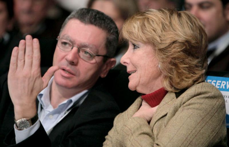 Aguirre y Gallardón, juntos en Madrid