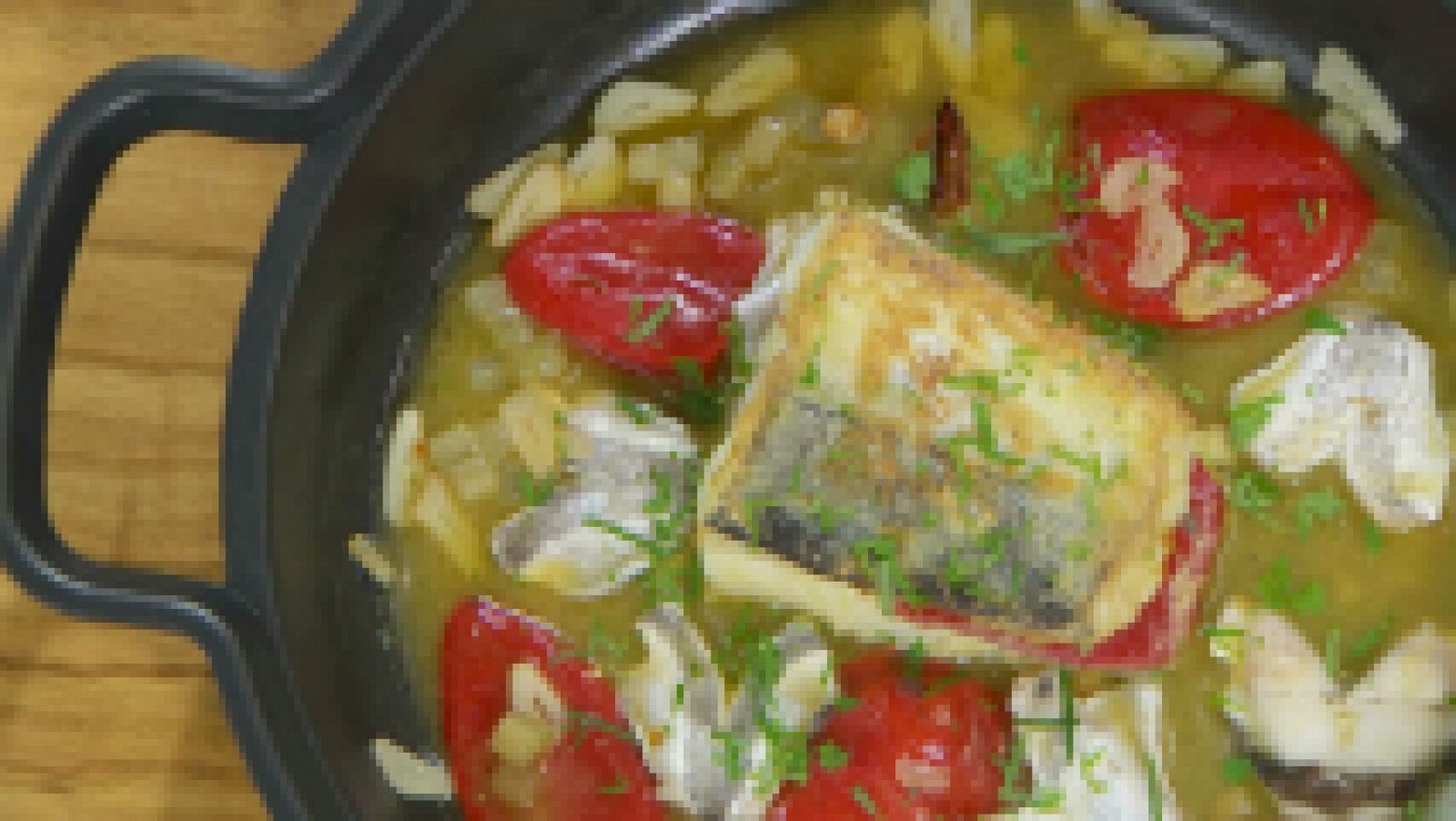 Torres en la cocina - Cola de merluza rellena