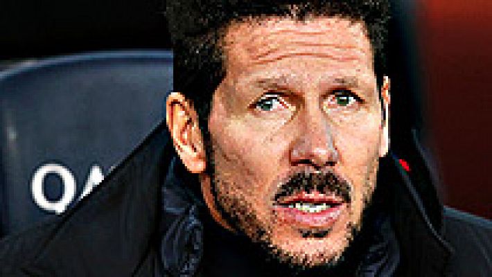 Simeone: "Felicitar al Barça por manejar todo muy bien"