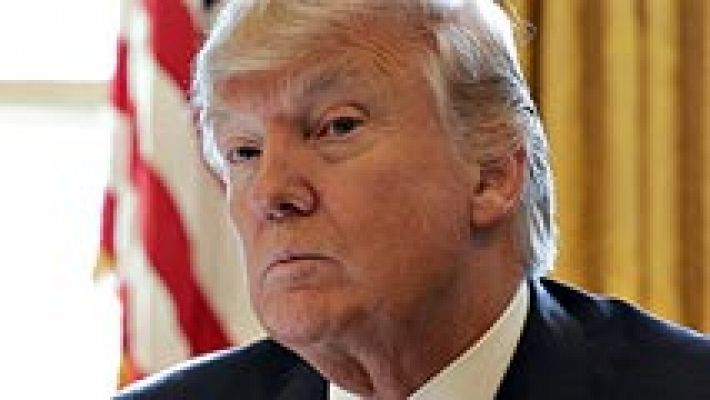Telediario 1 - Donald Trump insiste en sus críticas a los jueces por bloquear su veto migratorio