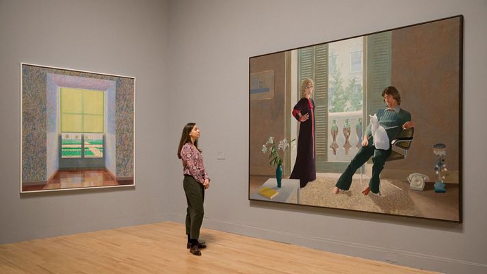 Telediario 1 - La Tate Modern se ilumina con David Hockney
