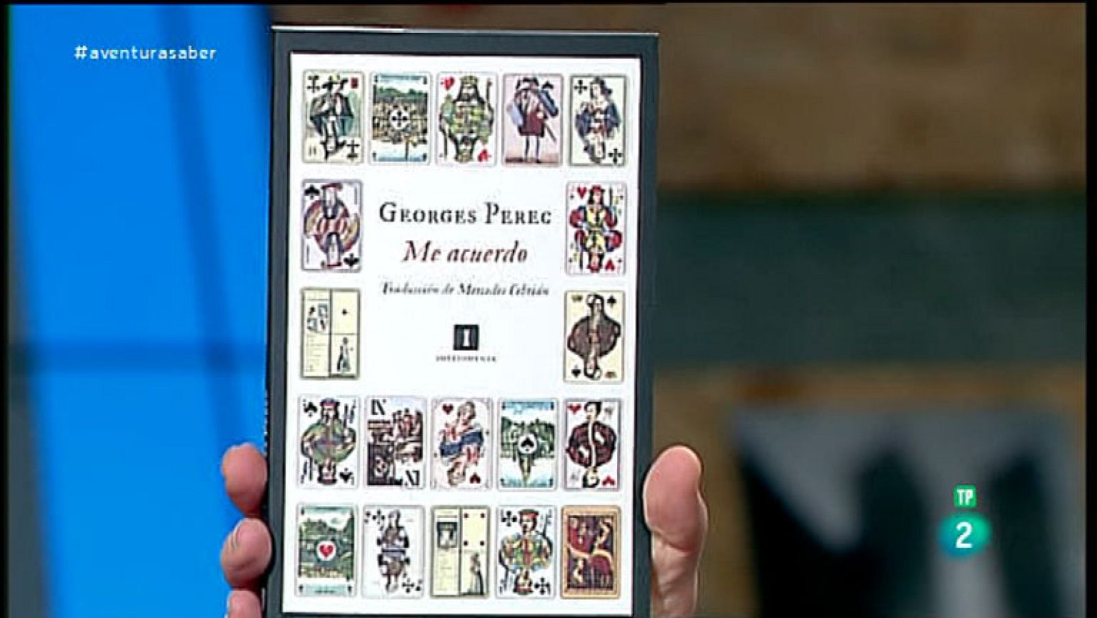 La Aventura del Saber. TVE. Sección 'Libros recomendados'. George Perec.'Me acuerdo'