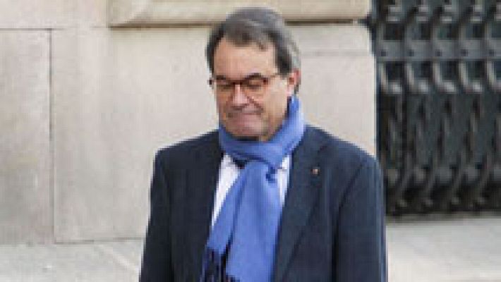 Telediario 1 - La Fiscalía mantiene su petición de diez años de inhabilitación para Mas