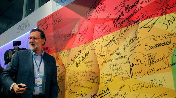 Telediario 1 - Rajoy espera que la corrupción del PP pase a la historia