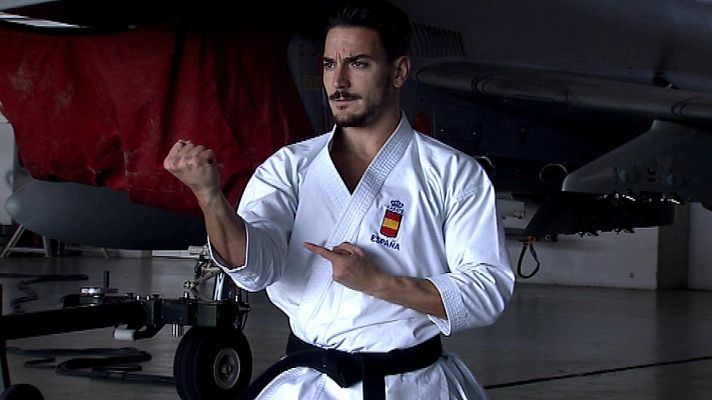 Telediario 1 - Damian Quintero, ingeniería y kárate a partes iguales