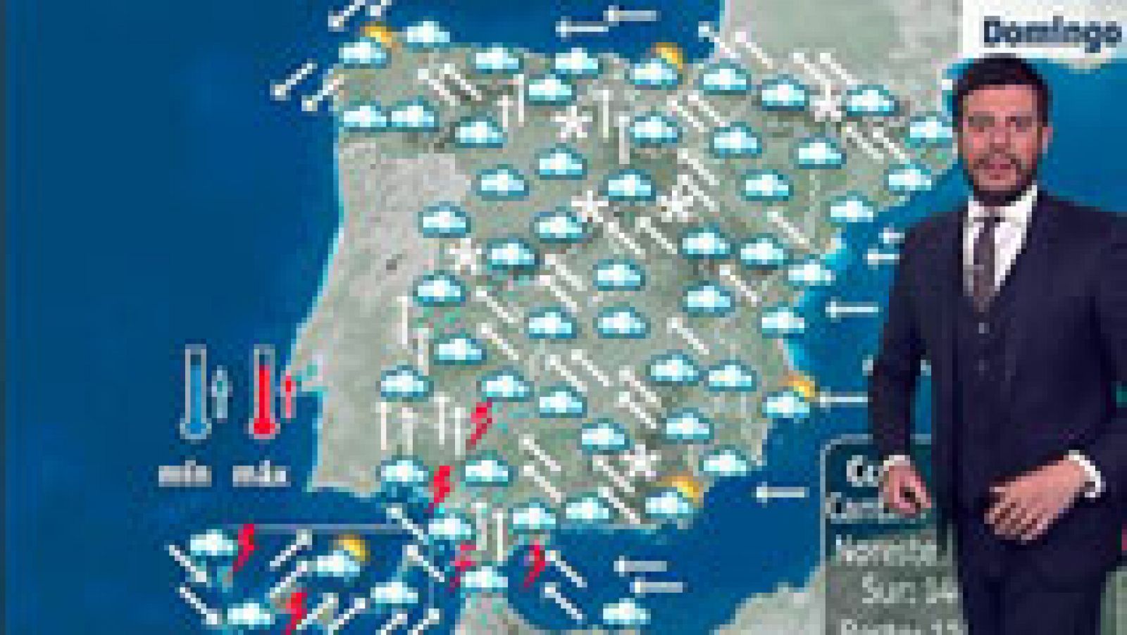 El tiempo: Fuertes vientos en Canarias, Cádiz y Huelva y lluvias en el resto | RTVE Play