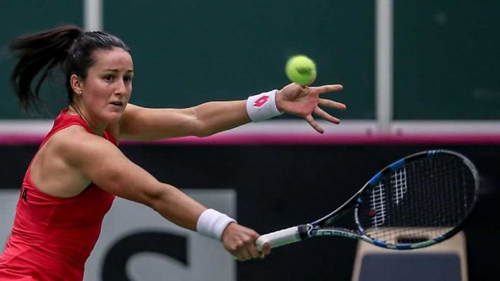 Copa Federación 1ª, Rep. Checa-España: Strycova-Arruabarrena