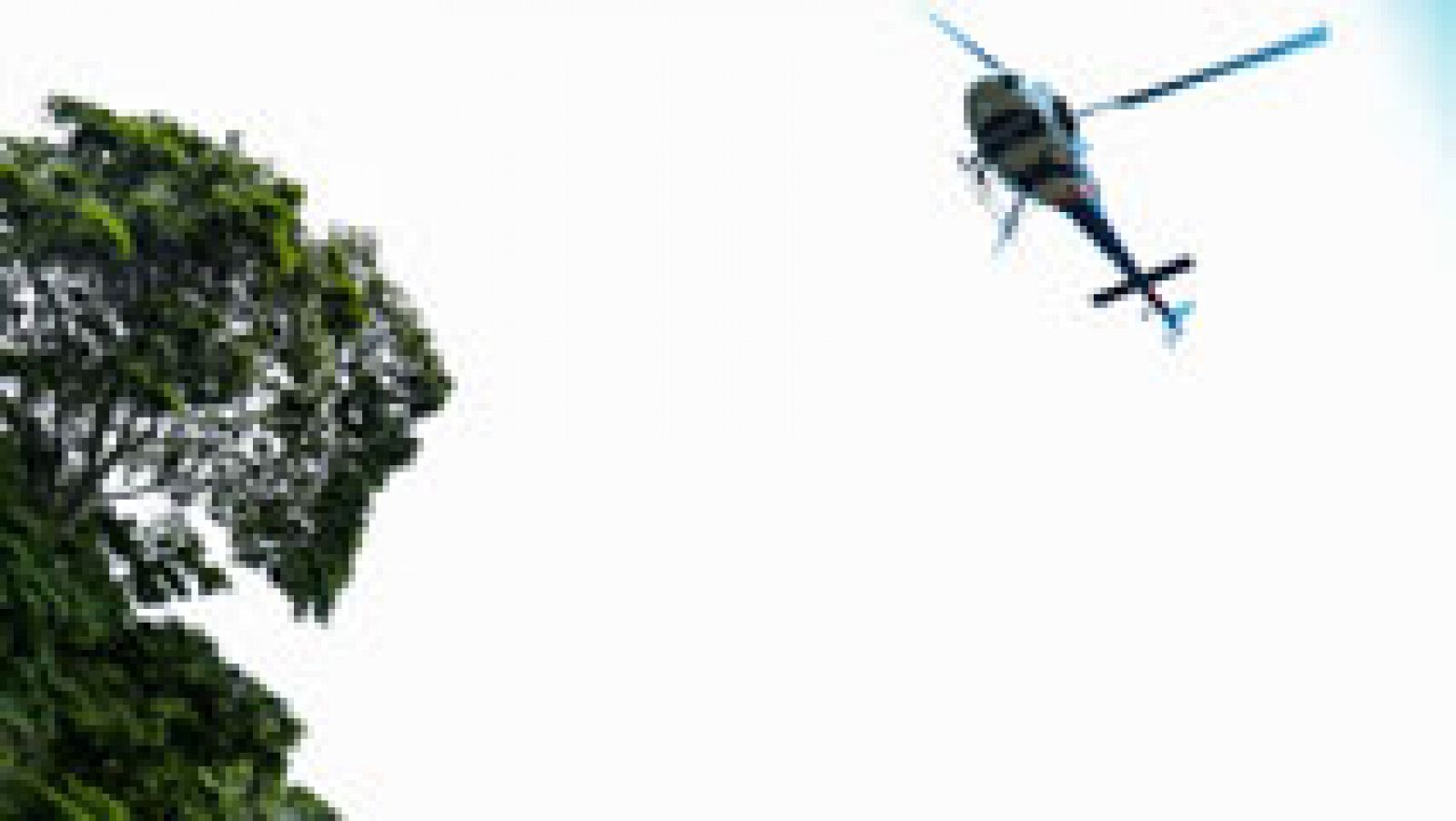 La unidad aérea de los mossos controla desde el aire las zonas más aisladas de Barcelona