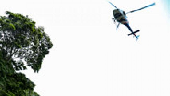 Telediario 1 - La unidad aérea de los mossos controla desde el aire
